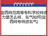 定西师范高等专科学校师资力量怎么样，名气如何(定西师专师资名气)