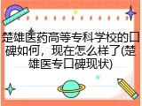楚雄医药高等专科学校的口碑如何，现在怎么样了(楚雄医专口碑现状)