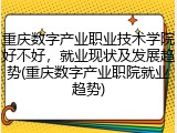 重庆数字产业职业技术学院好不好，就业现状及发展趋势(重庆数字产业职院就业趋势)
