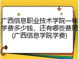 广西信息职业技术学院一年学费多少钱，还有哪些费用(广西信息学院学费)