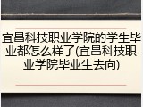 宜昌科技职业学院的学生毕业都怎么样了(宜昌科技职业学院毕业生去向)