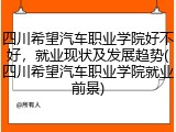 四川希望汽车职业学院好不好，就业现状及发展趋势(四川希望汽车职业学院就业前景)