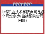 曲靖职业技术学院官网是哪个网址多少(曲靖职院官网网址)