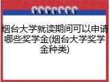 烟台大学就读期间可以申请哪些奖学金(烟台大学奖学金种类)