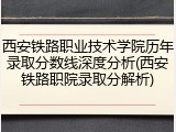 西安铁路职业技术学院历年录取分数线深度分析(西安铁路职院录取分解析)