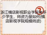 浙江横店影视职业学院有多少学生，师资力量如何(横店影视学院规模师资)