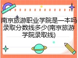 南京旅游职业学院是一本吗录取分数线多少(南京旅游学院录取线)