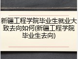 新疆工程学院毕业生就业大致去向如何(新疆工程学院毕业生去向)