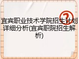 宜宾职业技术学院招生计划详细分析(宜宾职院招生解析)