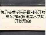 鲁迅美术学院是否对外开放，要预约吗(鲁迅美术学院开放预约)