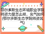 鄂尔多斯生态环境职业学院师资力量怎么样，名气如何(鄂尔多斯生态学院师资名气)