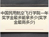 中国民用航空飞行学院一年奖学金最多能拿多少(奖学金最高多少)