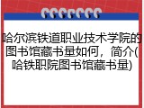 哈尔滨铁道职业技术学院的图书馆藏书量如何，简介(哈铁职院图书馆藏书量)