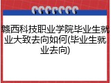 赣西科技职业学院毕业生就业大致去向如何(毕业生就业去向)