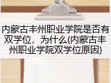 内蒙古丰州职业学院是否有双学位，为什么(内蒙古丰州职业学院双学位原因)