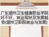 广东潮州卫生健康职业学院好不好，就业现状及发展趋势(潮州卫职院就业与发展)