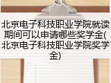 北京电子科技职业学院就读期间可以申请哪些奖学金(北京电子科技职业学院奖学金)