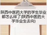 陕西中医药大学的学生毕业都怎么样了(陕西中医药大学毕业生去向)