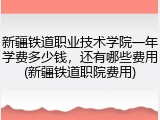 新疆铁道职业技术学院一年学费多少钱，还有哪些费用(新疆铁道职院费用)