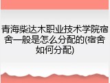 青海柴达木职业技术学院宿舍一般是怎么分配的(宿舍如何分配)