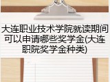 大连职业技术学院就读期间可以申请哪些奖学金(大连职院奖学金种类)