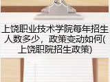 上饶职业技术学院每年招生人数多少，政策变动如何(上饶职院招生政策)