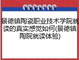 景德镇陶瓷职业技术学院就读的真实感觉如何(景德镇陶院就读体验)