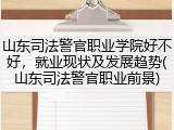山东司法警官职业学院好不好，就业现状及发展趋势(山东司法警官职业前景)