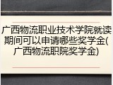 广西物流职业技术学院就读期间可以申请哪些奖学金(广西物流职院奖学金)