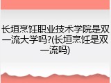 长垣烹饪职业技术学院是双一流大学吗?(长垣烹饪是双一流吗)