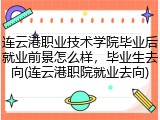 连云港职业技术学院毕业后就业前景怎么样，毕业生去向(连云港职院就业去向)