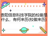 贵阳信息科技学院的校徽是什么，有何来历(校徽来历)