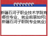 新疆石河子职业技术学院有哪些专业，就业前景如何(新疆石河子职院专业就业)
