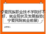 宁夏民族职业技术学院好不好，就业现状及发展趋势(宁夏民院就业前景)