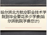 哈尔滨北方航空职业技术学院到毕业要花多少学费(哈尔滨航院学费总计)