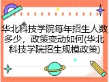 华北科技学院每年招生人数多少，政策变动如何(华北科技学院招生规模政策)