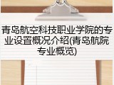 青岛航空科技职业学院的专业设置概况介绍(青岛航院专业概览)