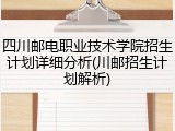 四川邮电职业技术学院招生计划详细分析(川邮招生计划解析)