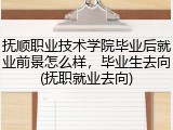 抚顺职业技术学院毕业后就业前景怎么样，毕业生去向(抚职就业去向)
