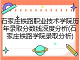 石家庄铁路职业技术学院历年录取分数线深度分析(石家庄铁路学院录取分析)