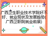 广西卫生职业技术学院好不好，就业现状及发展趋势(广西卫职院就业前景)