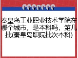 秦皇岛工业职业技术学院在哪个城市，是本科吗，第几批(秦皇岛职院批次本科)