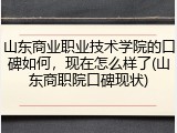山东商业职业技术学院的口碑如何，现在怎么样了(山东商职院口碑现状)