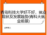 青岛科技大学好不好，就业现状及发展趋势(青科大就业前景)