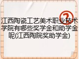 江西陶瓷工艺美术职业技术学院有哪些奖学金和助学金呢(江西陶院奖助学金)