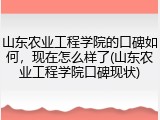 山东农业工程学院的口碑如何，现在怎么样了(山东农业工程学院口碑现状)