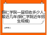 铜仁学院一届招收多少人，最近几年(铜仁学院近年招生规模)