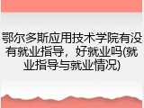 鄂尔多斯应用技术学院有没有就业指导，好就业吗(就业指导与就业情况)