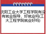 沈阳工业大学工程学院有没有就业指导，好就业吗(工大工程学院就业好吗)