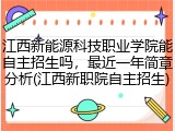 江西新能源科技职业学院能自主招生吗，最近一年简章分析(江西新职院自主招生)